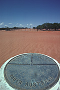 Australia, Australian, Australian desert, Australian deserts, desert, deserts, desert scenes, pest, pests, dingo, dingos, dingoes, dog, dogs, fence, fences, dingo, dingo fence, dog fence, wild, wild dog, wild dogs, feral, feral animal, feral animals, feral dog, feral dogs, native dog, native dogs, fence, fences, dingo fence, outback, australian outback, outback australia, Queensland, Qld, wire fence, wire fences.