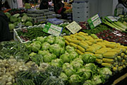 Australia, nsw, sydney, people, haymarket, haymarkets, market, markets, vegetable, vegetables, lettuce, lettuces, corn, sweetcorn, maize, sweet corn, market stall, market stalls, vegetable, vegetables, sign, signs.