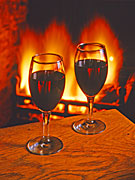 Glass, glasses, wine, wine glass, wine glasses, wine industry, industry, fire, fires, red wine