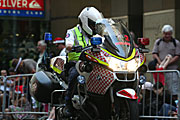 Police, police force, emergency service, emergency services, law, law enforcer, law enforcement, law and order, Australia, New South Wales, sydney, ambulance, ambulances, motorbike, motorbikes.
