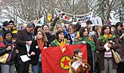 Demonstration, demonstrations, racial, racism, walk, walks, walking, walk for racial harmony, harmony, australia, vic, victoria, melbourne, crowd, crowds, sign, signs.