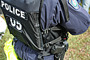 Australia, New South Wales, police, police force, emergency service, emergency services, gun, guns, weapon, weapons, emergency service, emergency services, law, law enforcer, law enforcement, sign, signs, law and order, sydney, people, apec, apec demonstration, demonstrator, demonstrators, demonstration, demonstrations, protest, protests, asia pacific economic cooperation.