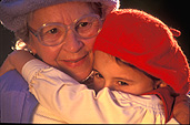 People, child, Children, girl, girls, female, females, girl, girls, granddaughter, granddaughters, grandparent, grandparents, grandmother, grandmothers, family, families, old people, elderly people, elderly person, elderly persons, old woman, old women, elderly woman, elderly women, hat, hats, beret, berets, glasses, pair of glasses, spectacles, hug, hugs, hugging, embrace, embraces, embracing, cuddle, cuddles, cuddling, old, elderly, aged, VF02
