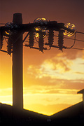 Australia, power, cable, cables, electricity, power line, power lines, powerline, powerlines, roof, roofs, rooves, sun, suns, sunset, sunsets, sunrises and sunsets, mood, mood scene, mood scenes, sun, the sun.
