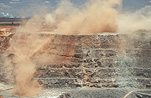 Australia, WA, Western Australia, mine, mines, mining, gold, goldfields, gold mine, gold mines, gold mining, superpit, superpits, Kalgoorlie, Boulder, blast, blasts, blasting, explosion, expolosions, exploding, dynamite, explosive, explosives, dust, dusty.