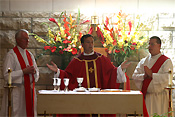 Religion, religions, religious, religious building, religious buildings, catholic, catholics, catholic religion, roman catholic, roman catholics, roman catholic church, roman catholicism, christianity, christian, christians, faith, spirituality, worship, worships, worshipping, people, man, men, male, males, catholic church, catholic churches, interior, interiors, parish, parishes, mass of ordination, ordination, ordinate, ordinates, seminarian, seminarians, consecrate, consecrates, consecrating, priest, priests, mass, eucharist, eucharists, eucharistic rite, eucharistic rites, sacrament, sacraments, holy sacrament, MM49,