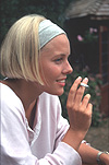 People, woman, women, female, females, smoke, smokes, nicotine, smoking, smoker, smokers, cigarette, cigarettes, health hazard, health hazards, tobacco, cancer, lung cancer, smile, smiles, smiling, Australia, Sport pictures, Sports, balloon images, hot air balloons