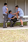 People, child, children, puberty, adolescent, adolescents, child, children, boy, boys, male, males, teenager, teenagers, teenage boy, teenage boys, social bullying, social issues, social problem, social problems, school, schools, school children, school child, bully, bullys, bullying, school bully, school bullies, bullies, uniform, unforms, child bullying, bullycide, harass, harassing, harassment, terrorism, thug, thugs, thuggery, australia, VF0