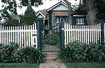 Architecture, house, Houses, housing, garden, gardens, fence, fences, picket fence, picket fences, australia, sydney, nsw, new South Wales.