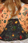 People, child, children, puberty, girl, girls, woman, women, female, females, tattoo, tattoos, tattooing, skin, human skin.