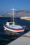 Greece, Europe, Southern Aegean, Southern Aegean region, Kefallonia, boat, boats, boating, mooring, moorings, dock, docks, moored boat, moored boats.