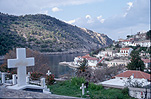 Greece, Europe, Southern Aegean, Southern Aegean region, kefallonia, Kefalonia, Cephalonia, ionian, ionian islands, eptanese islands, cross, crosses, grave, graves, graveyard, graveyards, grave yard, grave yards, cemetery, cemeteries, headstone, headstones, head stone, head stones, gravestone, gravestones, grave stone, grave stones, tombstone, tombstones, tomb stone, tomb stones, burial, burials, burial ground, burial grounds, death, deaths.