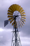 Farming, Farmland, farm, farms, Agriculture, Windmill, Windmills, power, cloud, clouds, sky, skies, rural, rural scene, rural scenes.