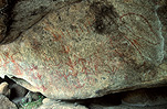 Australia, New South Wales, Yarrowyck, Mount Yarrowyck, Mount Yarrowyck Nature Reserve, rock art, rock painting, rock paints, aboriginal rock painting, aboriginal rock paintings, aboriginal, aboriginals, aborigine, aborigines, sacred, sacred site, sacred sites, rock, rocks, cave painting, cave paintings, aboriginal cave painting, aboriginal cave paintings, cave, caves.