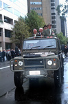 Australia, Anzac, Anzacs, Anzac Day, Anzac Days, parade, parades, Anzac Day parade, Anzac Day parades, digger, diggers, Australian digger, Australian diggers, Anzac Day 2003, old man, old men, elderly man, elderly men, elderly people, elderly person, elderly person, old people, jeep, jeeps, people, old, aged, elderly, outdoors.