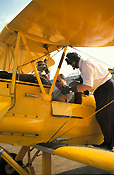 Australia, New South Wales, NSW, vintage plane, vintage planes, biplane, biplanes, bi-plane, bi-planes, transport, transportation, vehicle, vehicles, pilot, pilots, plane, planes, aircraft, aircrafts, tiger moth, tiger moths, man, men, male, males, outdoors, aeroplane, aeroplanes, light, airport, airports, pilot, pilots, passenger, passengers, aviation.