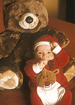 Baby, Babies, people, child, children, christmas, christmas time, christmas scene, christmas scenes, toy, toys, teddybear, teddybears, teddy, teddy bear, teddy bears, teddybear, teddybears, stuffed toy, stuffed toys, stuffed animal, stuffed animals, AM04,