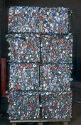 Australia, Aluminium, recycling bin, recycling bins, metal, recycle, recycling, environment, environmental, aluminium can, aluminiums cans, recycling plant, recycling plants, recycling depot, recycling depots, recycling center, recycling centers, waste, waste disposal, crushed can, crushed cans, pallet, pallets.