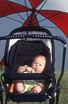 People, child, children, baby, babies, infant, infants, infancy, stroller, strollers, baby carriage, baby carriages, baby walker, baby walkers, perambulator, perambulators, pushchair, pushchairs, push chair, push chairs, baby stroller, baby strollers, pram, prams, baby pram, baby prams, umbrella, umbrellas.