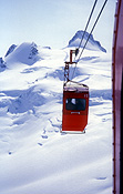 Mountain, mountains, mountain range, cable car, cable cars, transport, transportation, vehicle, vehicles, winter, winter scene, winter scenes, snow, cold, coldness, snow scene, snow scenes, mountain ranges, mont blanc, france.