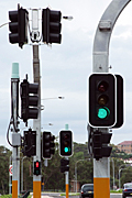 Australia, transport, transportation, vehicle, vehicles, traffic light, traffic lights, traffic signal, traffic signals, green, signal, signals, light, lights, traffic
