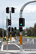 Australia, transport, transportation, vehicle, vehicles, traffic light, traffic lights, traffic signal, traffic signals, green, signal, signals, light, lights, traffic, sign, signs, road sign, road signs.