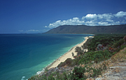 Australia, qld, queensland, port douglas, coast, coasts, coastline, coastlines, water, beach, beaches, cloud, clouds.