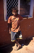 Australia, Anmatyerr, anmatyerr country, community, communities, australian, australian people, Child, Children, boy, boys, male, males, male, males, aborigine, aborigines, aboriginal, aboriginals, aboriginal people, aboriginal child, aboriginal children, aborigine people, aborigine child, aborigine children, indigenous, indigenous people, indigenous child, indigenous children, Yuelamu, Yuelamu community, Mt Allan, Mount Allan, Northern Territory, NT, Australia, window, windows.