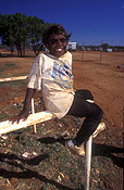 Australia, Anmatyerr, anmatyerr country, community, communities, australian, australian people, people, school, schools, educate, educates, education, Child, Children, boy, boys, male, males, male, males, aborigine, aborigines, aboriginal, aboriginals, aboriginal people, aboriginal child, aboriginal children, aborigine people, aborigine child, aborigine children, indigenous, indigenous people, indigenous child, indigenous children, Yuelamu, fence, fences, Yuelamu community, Mt Allan, Mount Allan, Northern Territory, NT, Australia.