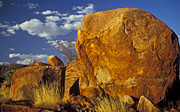 Australia, NT, Northern Territory, wauchope, stuart, stuart highway, vegetation, cloud, clouds, outback, australian outback, outback australia, Devils Marble, Devils Marbles, Devils Marbles Conservation Reserve, boulder, boulders, rock, rocks, granite, granite boulder, granite boulders, devil's marbles, geological formation, geological formations, weathering, spheroidal weathering, outback, australian outback, outback australia, tree, trees.
