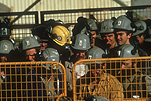 Australia, WA, Western Australia, kalgoorlie, mine, mines, mining, goldfields, gold mine, gold mines, gold mining, miner, miners, men, man, male, males, occupation, occupations, helmet, helmets, safety helmet, safety helmets, cage, cages.