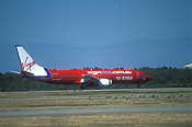 Transport, transportation, vehicle, vehicles, aviation, plane, planes, aircraft, aircrafts, aeroplane, aeroplanes, virgin blue, airport, airports.