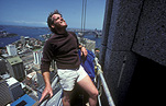 Australia, occupation, occupations, man, men, male, males, window cleaner, window cleaners, sydney, NSW, New South Wales.