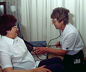 People, woman, women, female, females, occupation, occupations, patient, patients, nurse, nurses, nursing, medical, blood pressure, stethoscope, stethoscope, health, old woman, old women, old people, elderly, elderly people, elderly woman, elderly women, aged, old.