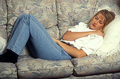 People, woman, women, female, females, sleep, sleeps, sleeping, asleep, sofa, sofas, couch, couches, indoors, cushion, cushions, Australia, Sport pictures, Sports, balloon images, hot air balloons