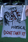 Clothing, violence, abuse, domestic violence, australia, sa, south australia, protest, protests, washing, washing line, washing lines, peg, pegs, washing peg, washing pegs, social issues.