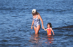 Family, Families, Parent, Parents, Parenting, Parenthood, people, child, children, mother, mothers, mother and child, mothers and children, water, sea, seas, ocean, oceans, seascape, seascapes, daughter, daughters, girl, girls, female, females.