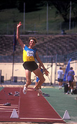 Australia, New South Wales, Sydney, People, male, males, man, men, run, runs, running, runner, runners, longjump, longjumping, longjumper, longjumpers, long, Sport pictures, Sports, Sporting event, sporting events, athlete, athletes, competition, competitions, long jump, long jumper, long jumpers, long jumping, track and field, track and field event, track and field events, outdoors.