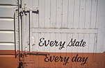 Transport, transportation, vehicle, vehicles, train, trains, sign, signs, door, doors, lock, locks.