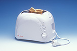 Consumer product, consumer products, kitchen appliance, kitchen appliances, toaster, toasters, bread, slices of bread, sliced bread, electrical, electrical cord, electrical cords, electric plug, electric plugs, insulated cord, insulated cords, electricity, electric shock, electric shocks, electric, electrical device, electrical devices, electric, electrical, electric plug, electric plugs, electrical plug, electrical plugs, electricity, Royalty Free Image