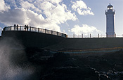 Architecture, Australia, New South Wales, kiama blowhole, kiama, kiama lighthouse, lighthouse, lighthouses, navigation, navigational, navigational aids, lightstation, lightstations, blowhole, blowholes, cloud, clouds, coast, coasts, coastline, coastlines.