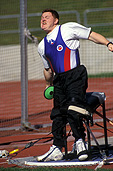 Australia, Sport pictures, Sports, man, men, male, males, disability, disabilities, disabled people, disabled, disabled sport, disabled sports, australia, handicapped, handicapped people, handicapped sports, paraplegic, paraplegics, athlete, athlets, discus, discus throwing.