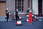 People, child, children, girl, girls, female, females, outdoors, busk, busking, busker, buskers, microphone, microphones, sing, sings, singing, sydney, nsw, australia.