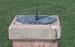 Garden, gardens, Sundial, sundials, clock, clocks, early clock, early clocks, early time piece, early time pieces, time, timekeeping, time keeping.