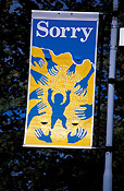 Australia, south Australia, SA, sign, signs, adelaide, rymill park, reconcile, reconciliation, Australian artists against racism, AAAR, Native title and reconciliation, native title, native titles, ANTAR, aboriginal, aboriginals, aborigine, aborigines, racism, racist, indigenous, indigenous people, indigenous australians, poster, lost generation, stolen generation, sorry.