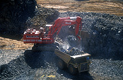 Australia, WA, Western Australia, mine, mines, mining, goldfields, gold mine, gold mines, gold mining, Kalgoorlie, Boulder, open cut, open cut mine, open cut mines, open cut mining, truck, trucks, dump truck, dump trucks.