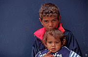 Australia, Australian, people, child, Children, boy, boys, male, males, sibling, siblings, aboriginal child, aboriginal children, aboriginal, aboriginals, indigenous, wall, walls.
