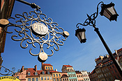 Europe, warsaw, poland, rynek, starego, miasta, rynek starego miasta, lamp, lamps, light, lights, lighting, sign, signs, FF25,