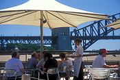 Australia, New South Wales, Architecture, arch, arches, archway, archways, sydney, Sydney Harbour Bridge, Sydney Harbor Bridge, bridge, bridges, DFF, DFFCITIES, harbour bridge, cafe, cafes, café, cafes, umbrella, umbrellas, waitresses, waitress, restaurant, restaurants, coffee lounge, coffee lounges, FF25,