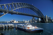 Australia, New South Wales, Architecture, arch, arches, archway, archways, Sydney, Sydney Harbour, Sydney Harbor, harbour, harbours, harbor, harbors, Sydney Opera House, Architecture, Joern Utzon, Architecture, Joern Utzon, Opera House, Sydney Harbour Bridge, Sydney Harbor Bridge, harbour bridge, bridge, bridges, Betty Cuthbert, rivercat, rivercats, river cat, river cats, boat, boats, tourist, tourists, tourism, tourism industry, FF25,